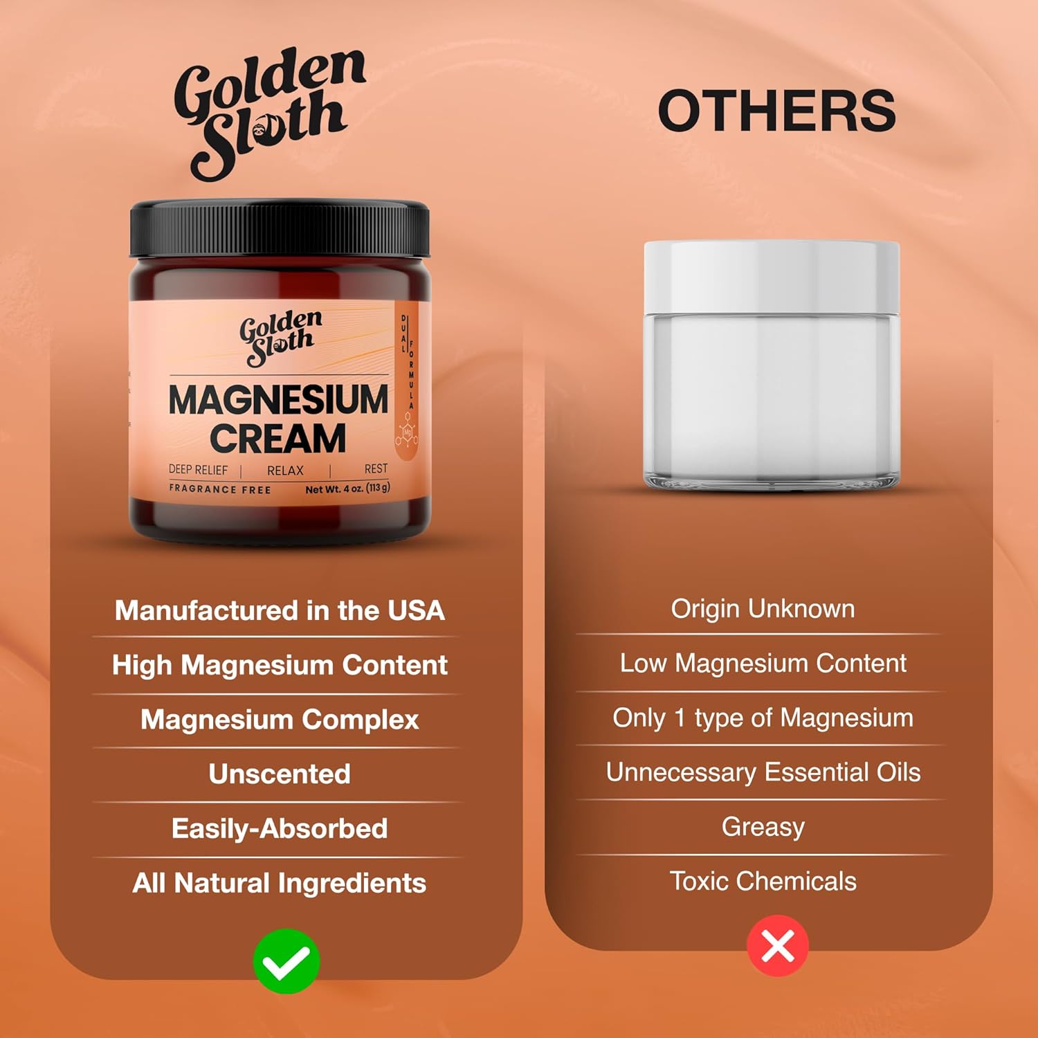 Golden Sloth Magnesium Cream